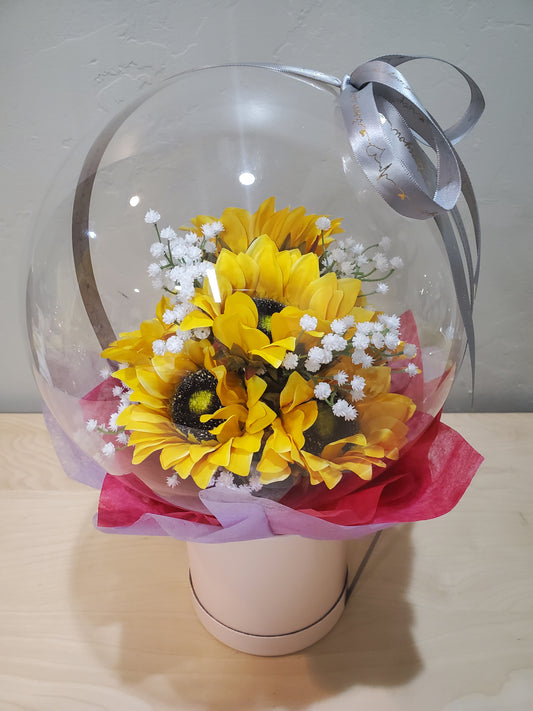 Sunflowers in Balloon