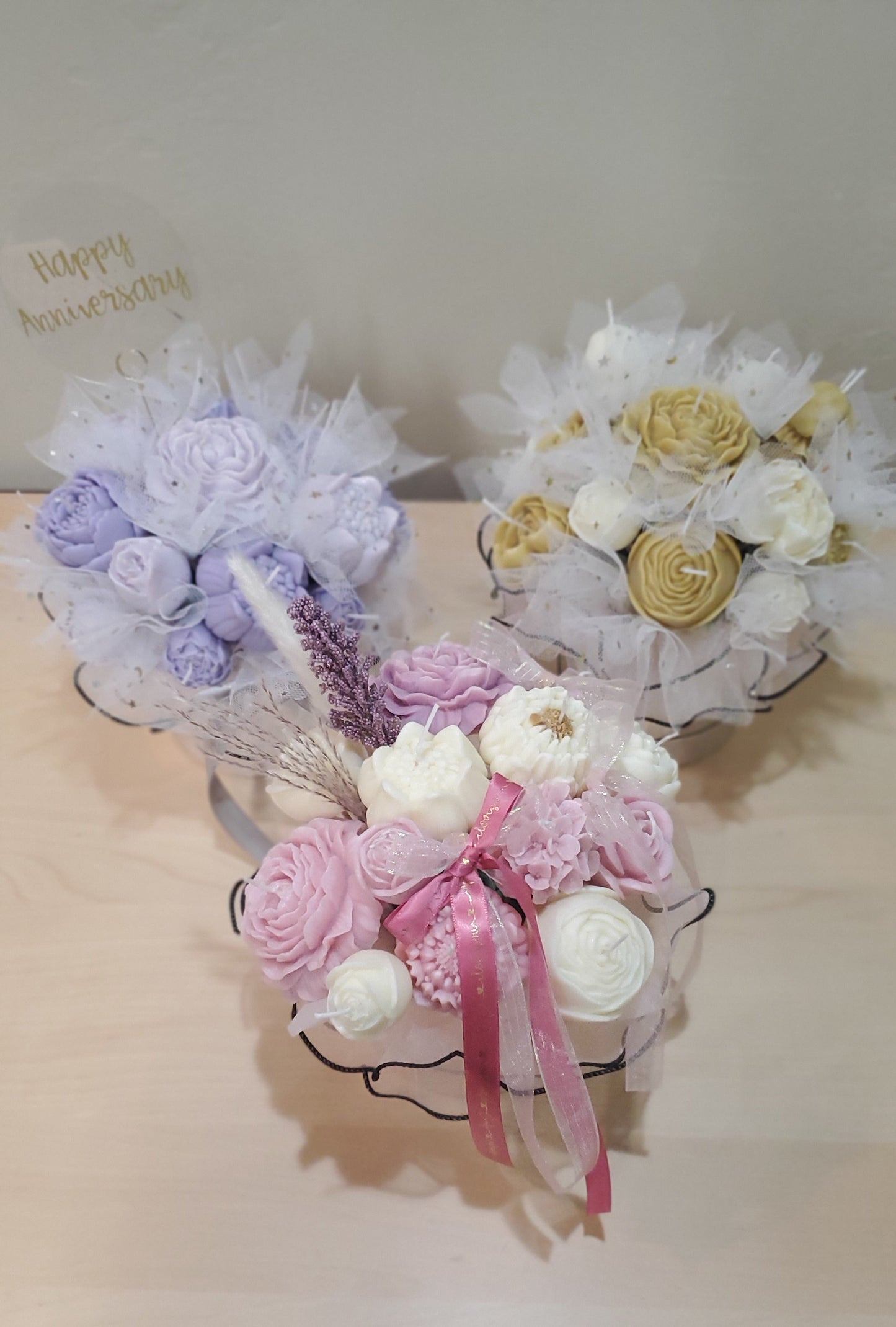Candle Bouquet/ Personalized options
