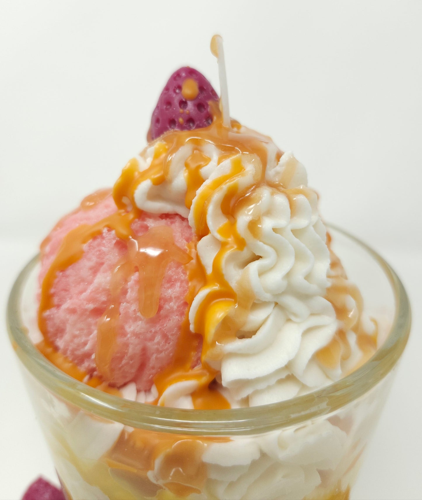 Ice Cream Sundae Dessert Candle