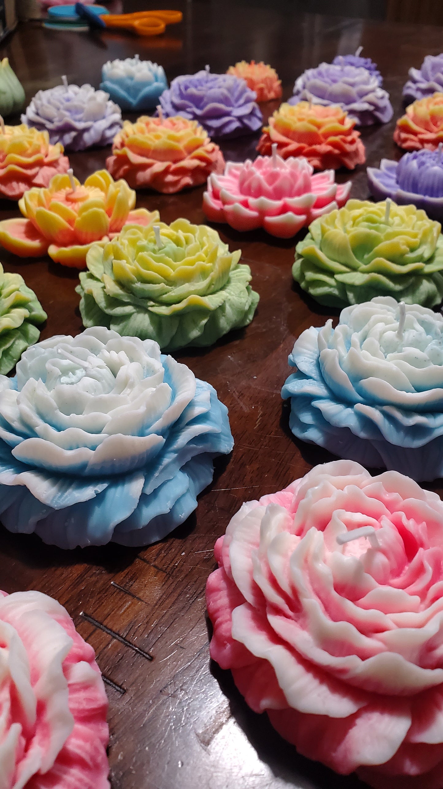 Blossom Flower Scented Candles | Wedding, Baby Shower, Party Event Favors