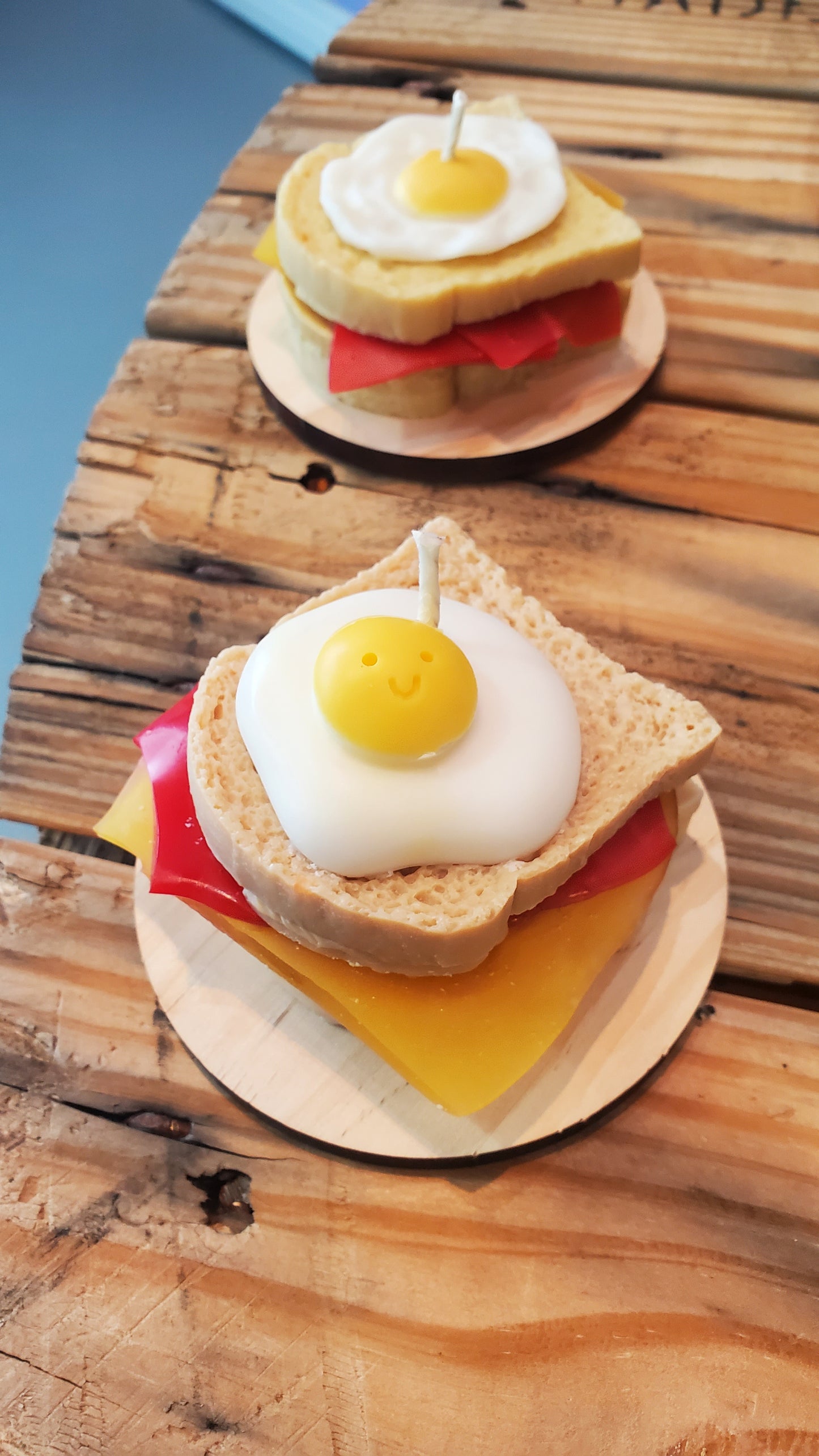 Breakfast Egg Sandwich Candle