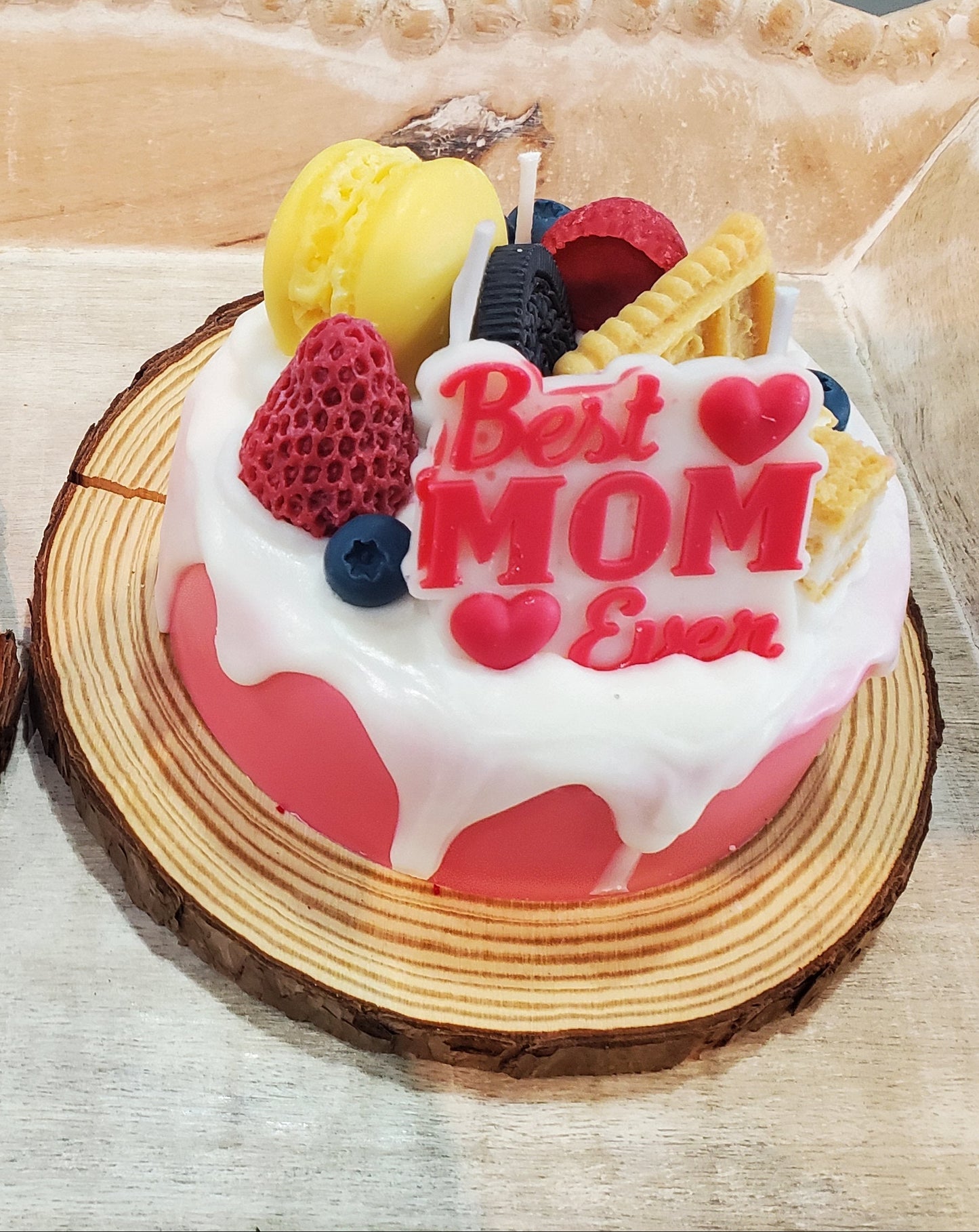 Happy Mother's Day Candle Cake