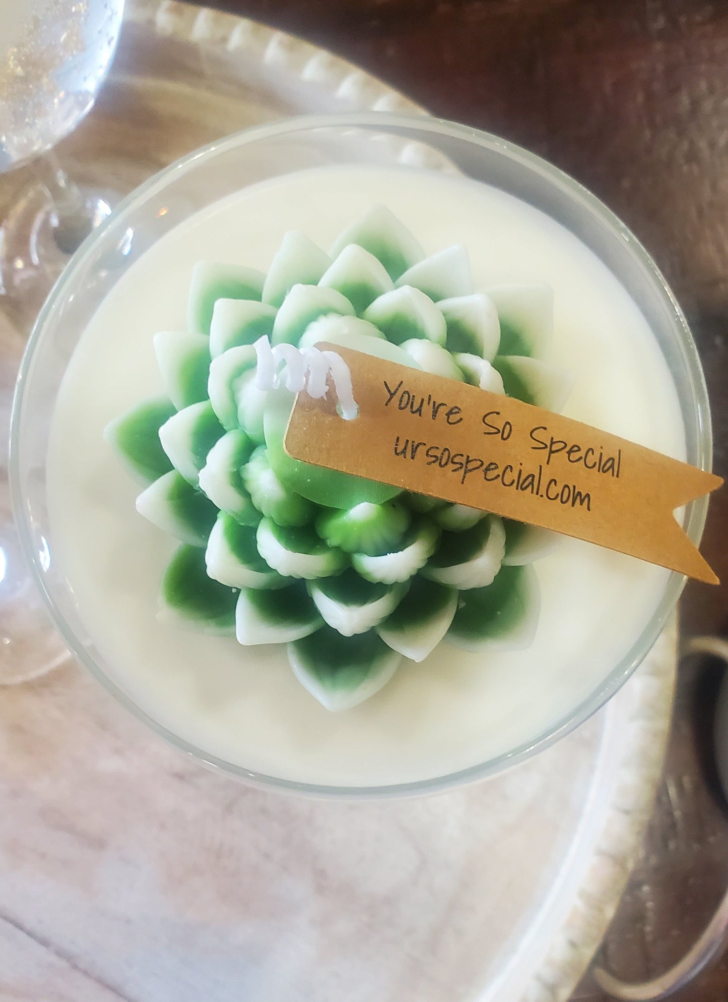 Big Flower Margarita Candle