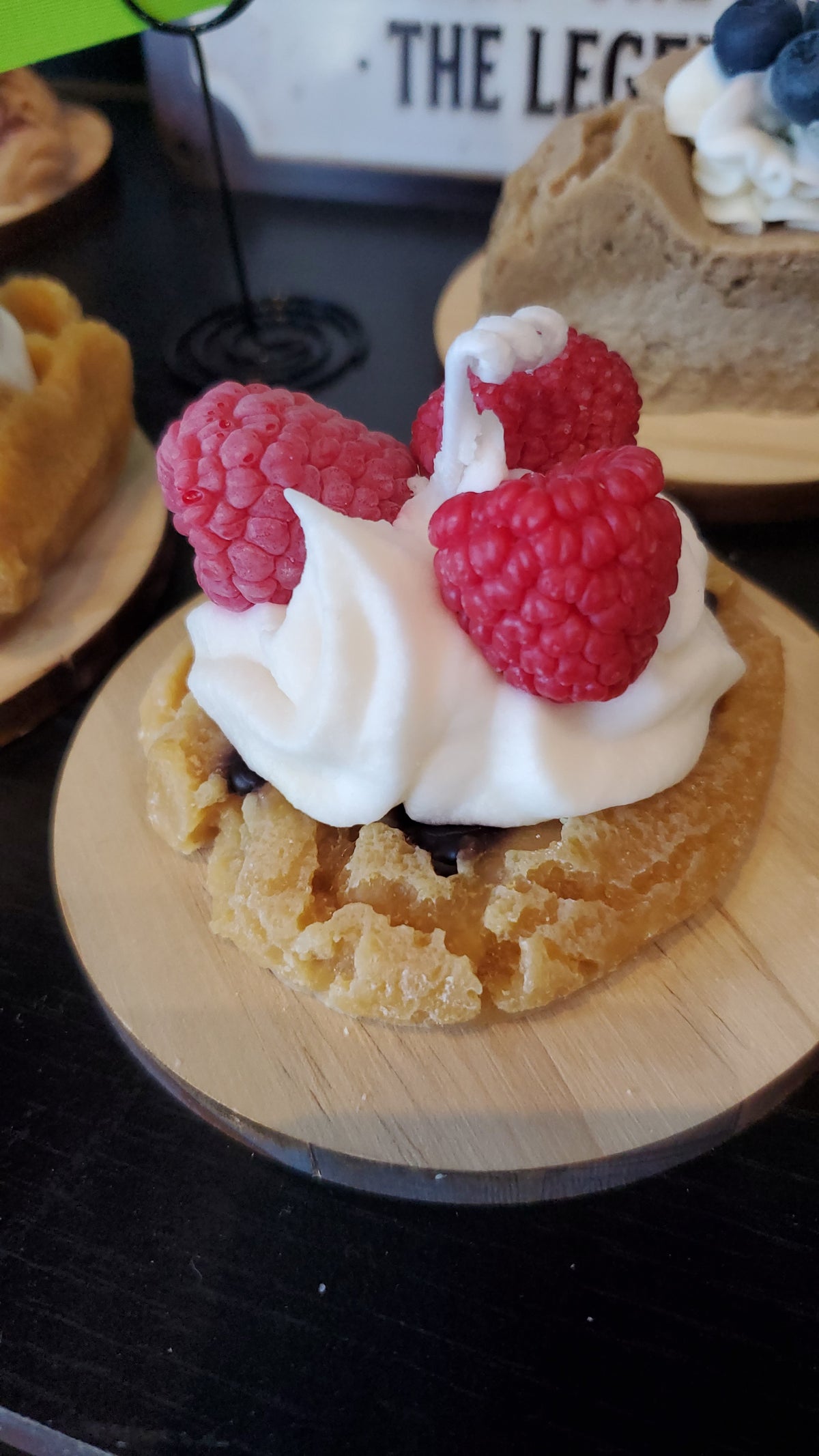Maple Syrup Waffle Candle
