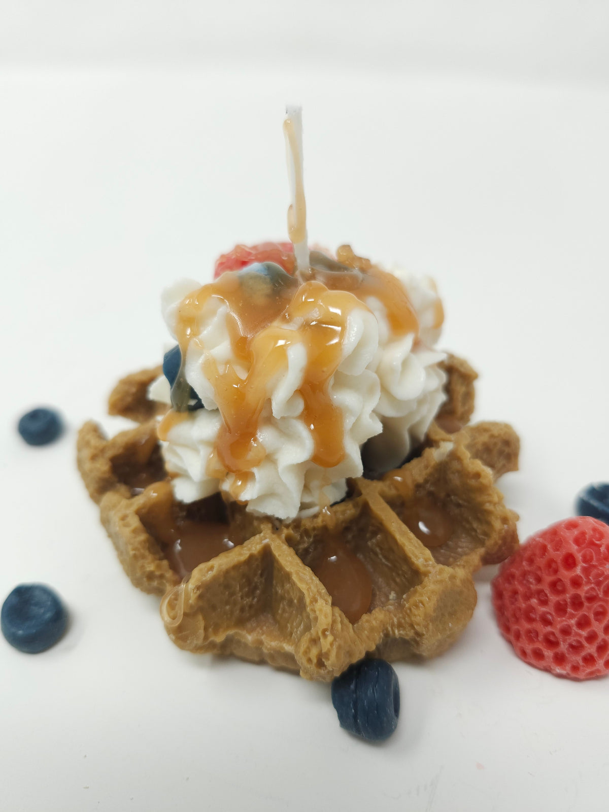 Maple Syrup Waffle Candle